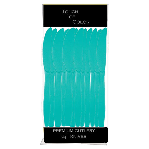 Plastic Knives - Tropical Teal - 24CT