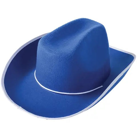 Hat Cowboy Blue Felt