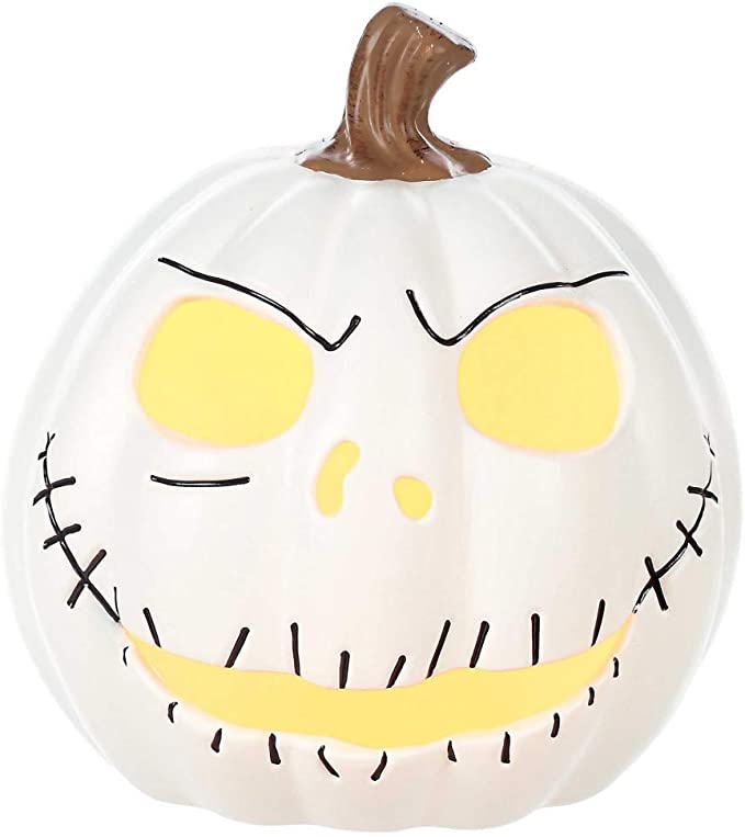 Disney NBC Jack Skellington Light Up Pumpkin Head Halloween Decoration Prop