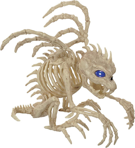 Skeleton Gargoyle w/Led Eyes