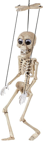 15 INCH tall skeleton marionette puppet