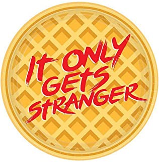 7" Stranger Things Round Paper Plates - 8CT